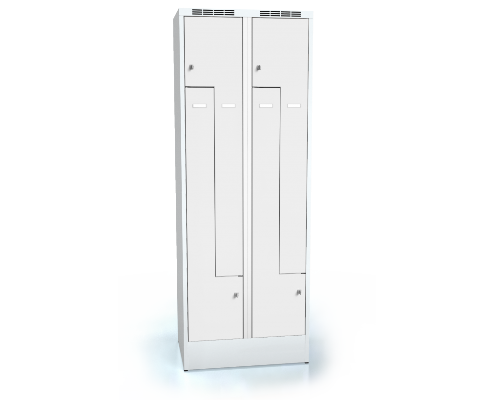 Cloakroom locker Z-shaped doors ALDOP 1920 x 700 x 500